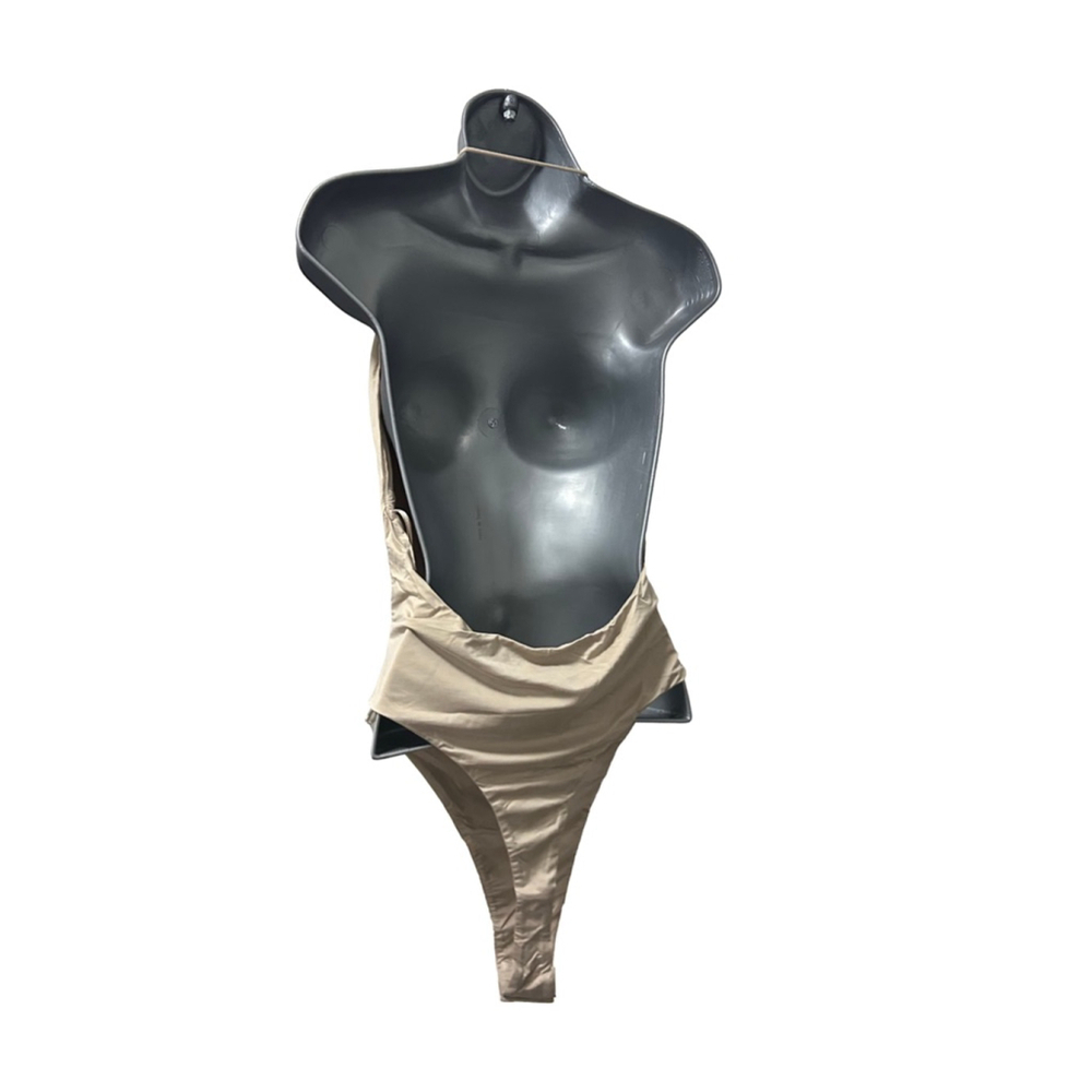 NWT Gauge81 Manaus Bodysuit Draped Bodice size medium in quicksand retails $415 - Picture 5 of 13